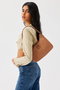Lucky Bees Bandolera Croco Tan